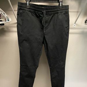 Black Drop Skinny Jogger Pants from Pacsun